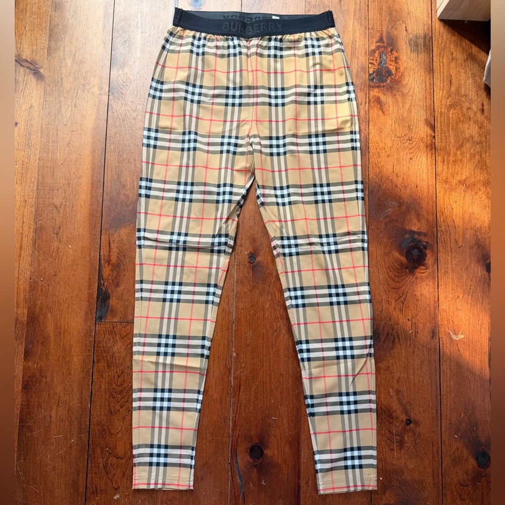 Burberry Vintage Check Leggings Size M
